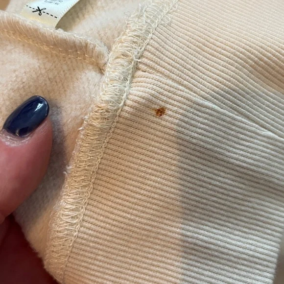 Anthro x Celandine Oversized Graphic Ivory Sweatshirt Sz L/XL NWT - Picture 15 of 16